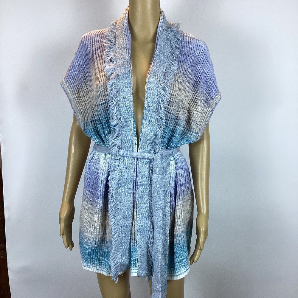 INTERMIX CHIARA SPACE DYE WRAPCARDIGAN IN MULTI M